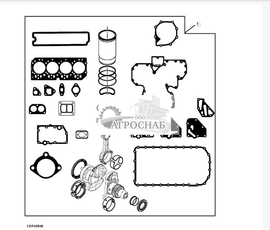 9901 Комплект для ремонта двигателя 